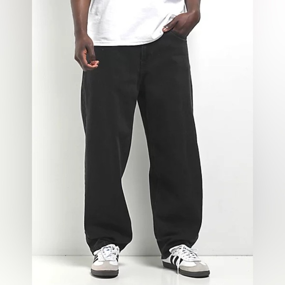 Zumiez Charcoal Relaxed Fit Jeans - Picture 1 of 5